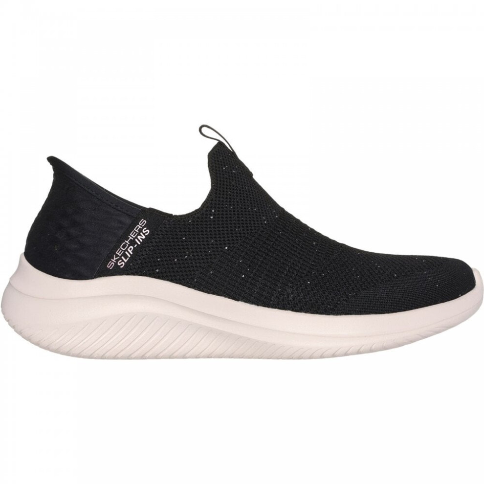 (5 (Adults')) Ultra Flex 3.0 | Black/Rose Gold | Womens Slip Ins Trainers