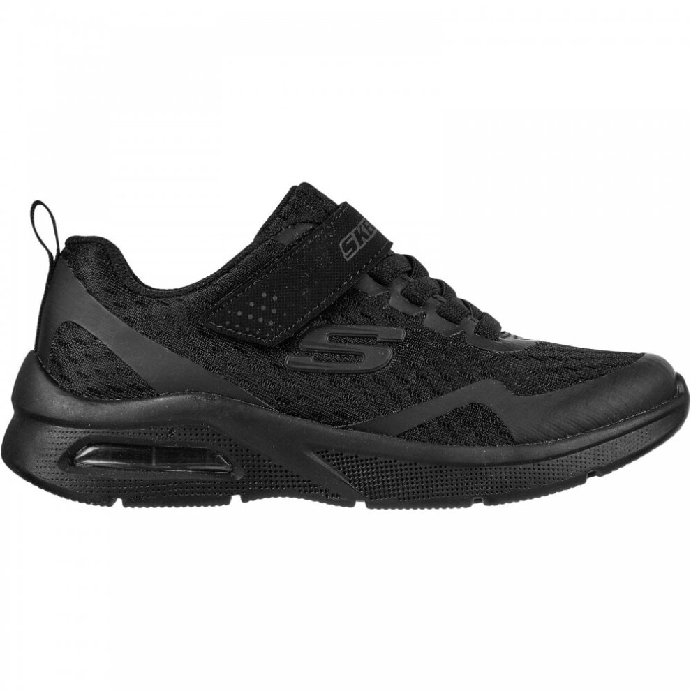 (1.5 (Children's)) Microspec Max | Black | Childrens School Trainers