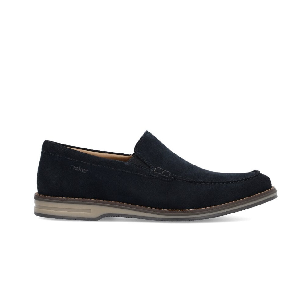 (9.5 (Adults')) 12551-14 | Navy | Mens Smart Moccasin Shoes