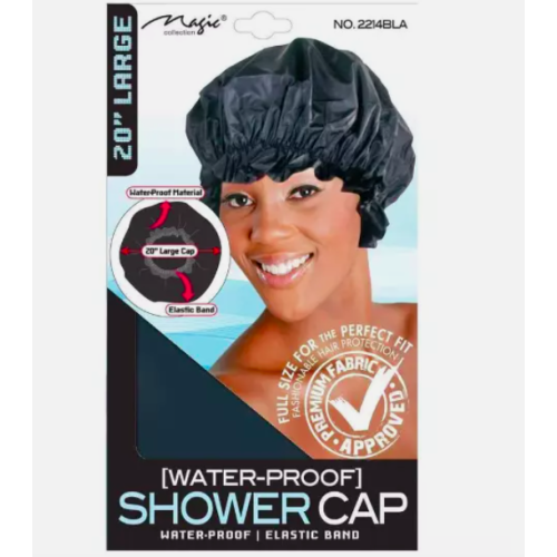(MAGIC 2214BLK) CAP, Dome, Bonnet, Sleeping Cap Hair Net, Wrap