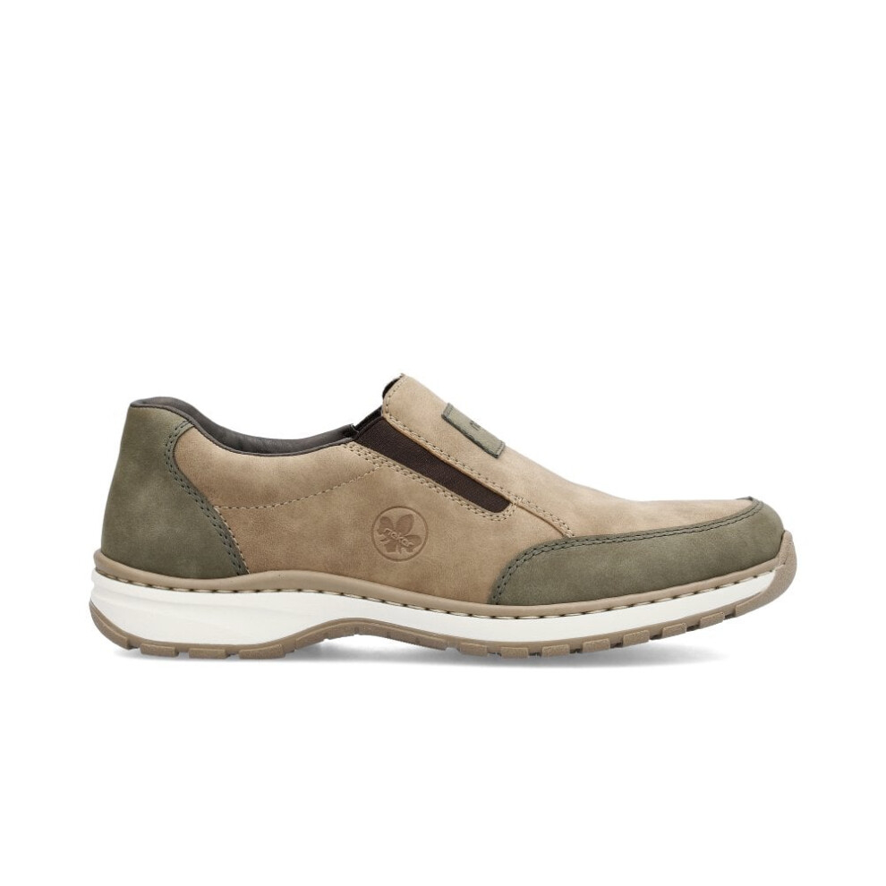 (8 (Adults')) 03354-64 | Light Brown | Mens Slip On Shoes