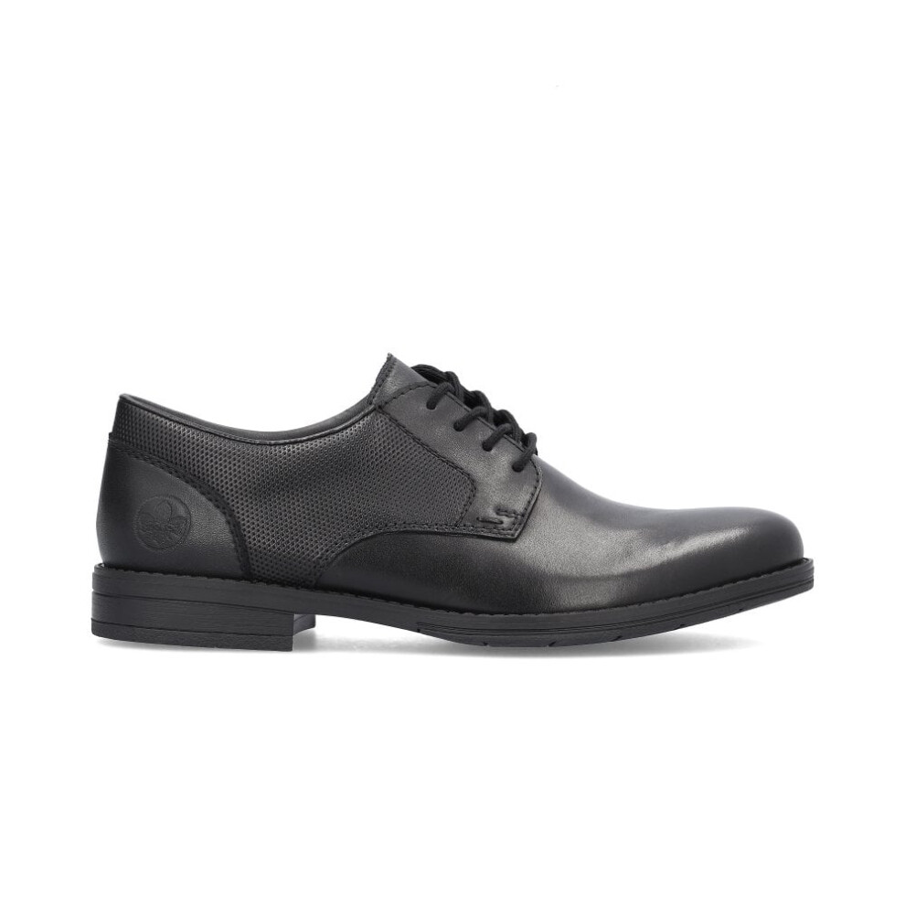 (11 (Adults')) 10306-00 | Black Leather| Mens Smart Lace Up Shoes