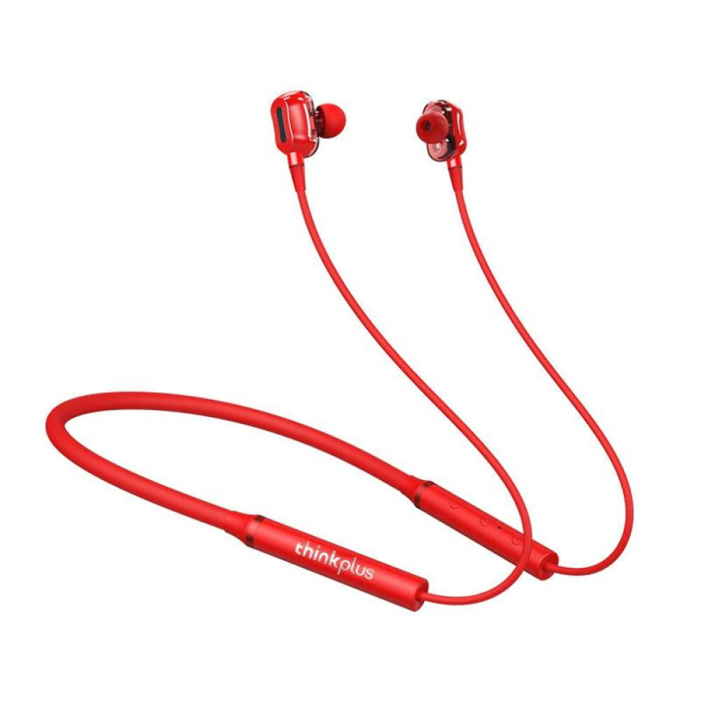 (Red) Lenovo He05 Pro Noise Canceling Wireless Earphone