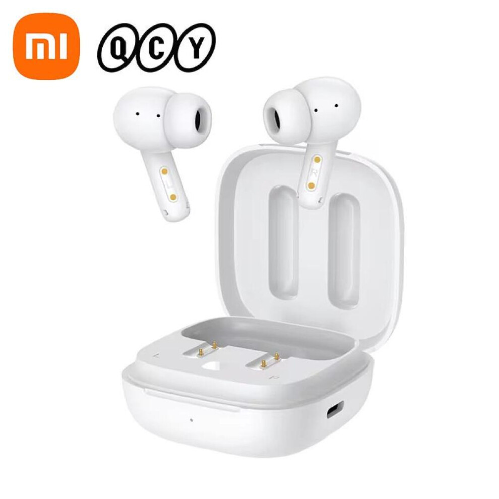 (White) Xiaomi Qcy T13 Anc Bluetooth 5.3 Earphone