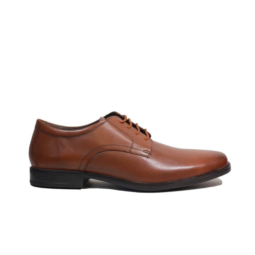 (8.5 (Adults')) Howard Walk | Dark Tan Leather | Mens Lace Up Shoes