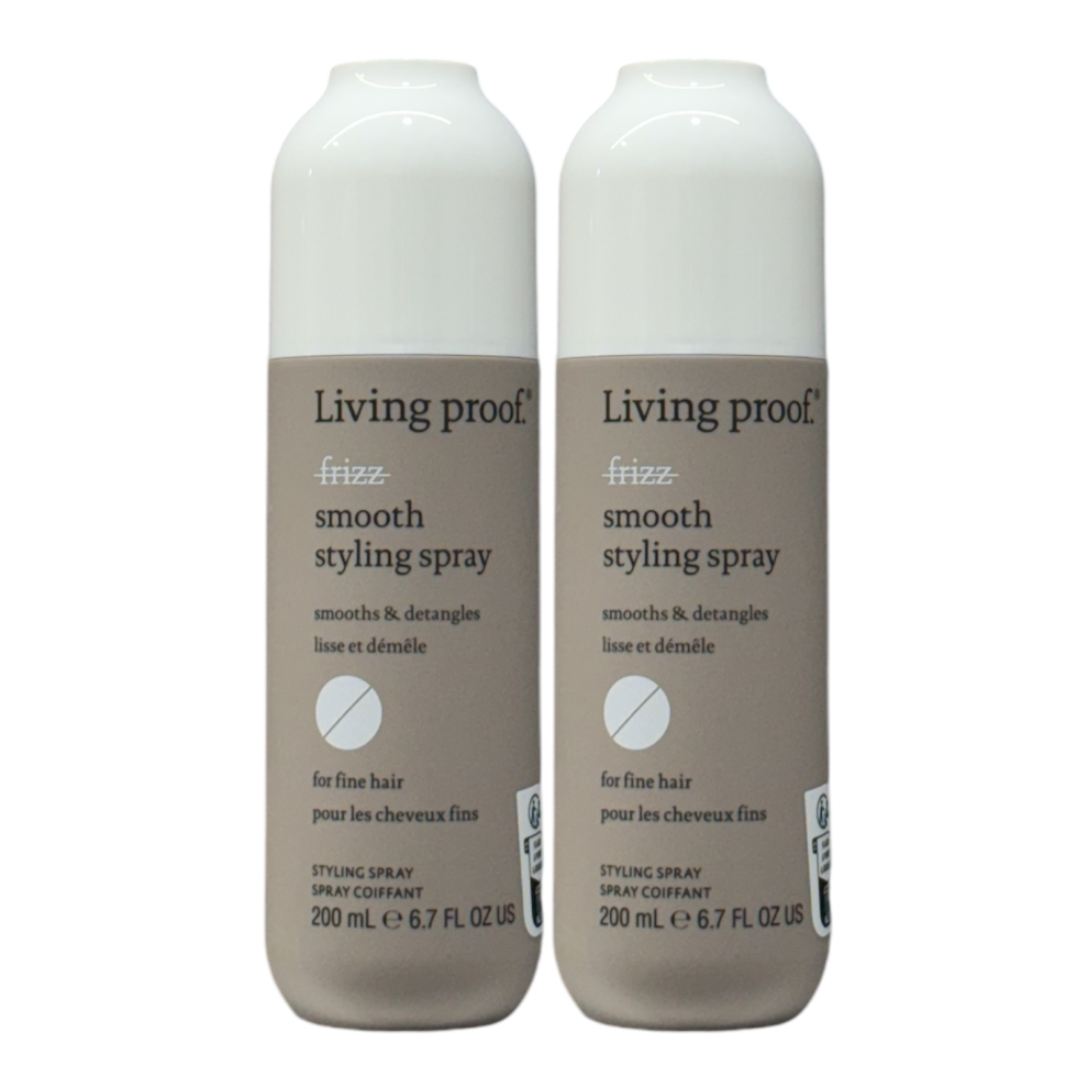 Living Proof No Frizz Smooth Styling Spray 6.7 Oz (Pack of 2)