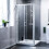 NES Home Jupiter Shower Bi-Fold Door 1000mm & 800mm Side Panel Enclosure Chrome 4