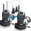 Esynic 2Pack Professional Walkie Talkies Long Range Recharable Kids Gift 1