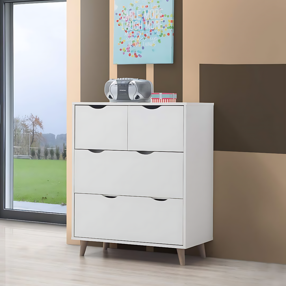 Timber Art Design Uk Pulford 4 Drawer Chest Stylish Bedroom Storage Unit