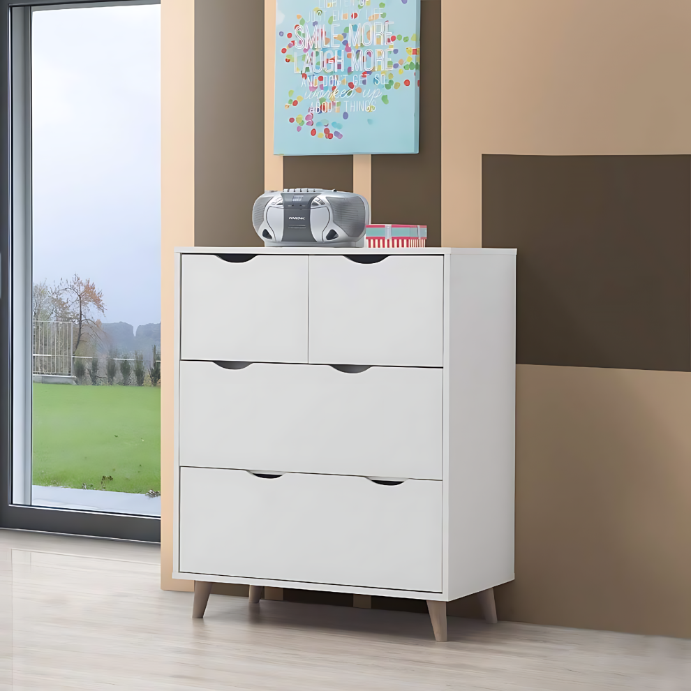 Pulford 4 Drawer Chest Stylish Bedroom Storage Unit