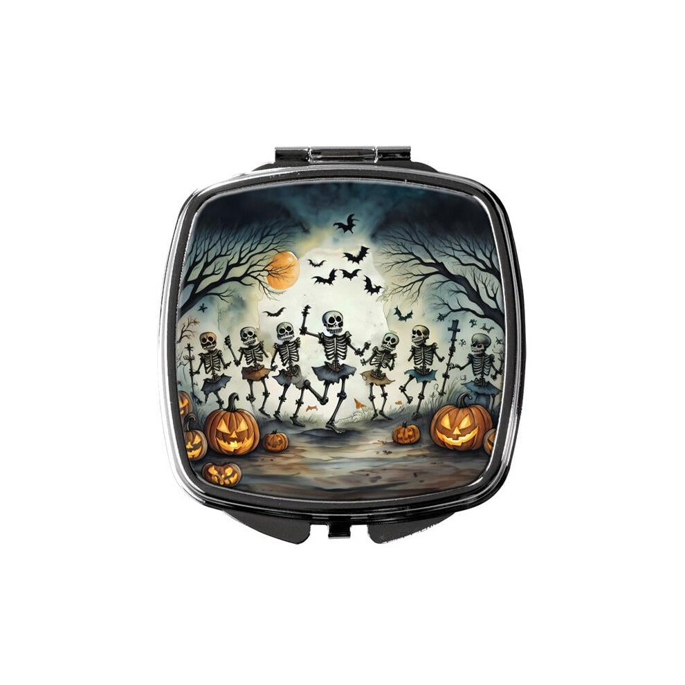 Carolines Treasures Dac2236scm 3 X 2.75 In. Dancing Skeletons Spooky Halloween Compact Mirror