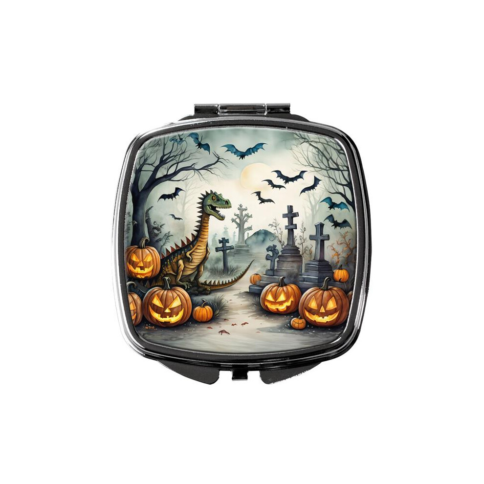 Carolines Treasures Dac2239scm 3 X 2.75 In. Dinosaurs Spooky Halloween Compact Mirror