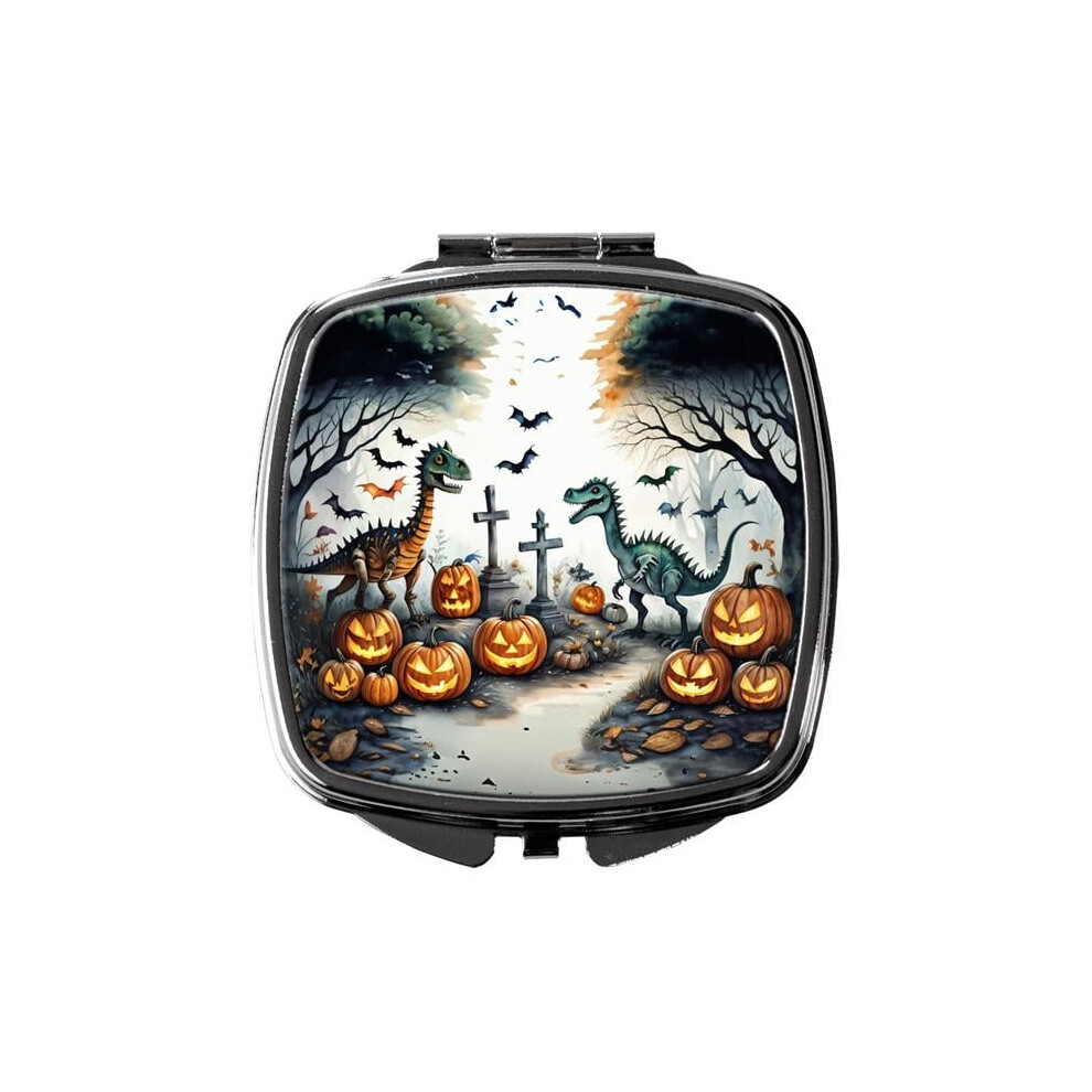 Carolines Treasures Dac2240scm 3 X 2.75 In. Dinosaurs Spooky Halloween Compact Mirror