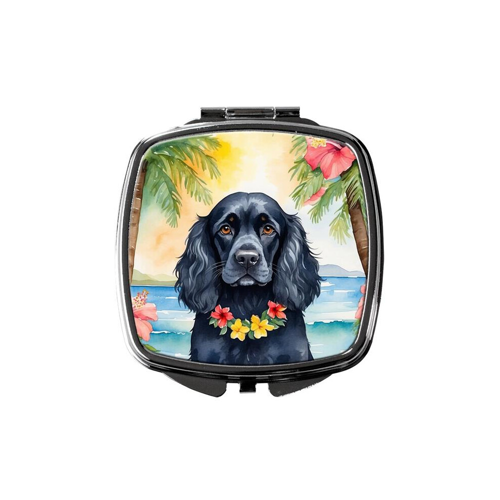 Carolines Treasures Dac6411scm 3 X 2.75 In. Cocker Spaniel Luau Compact Mirror