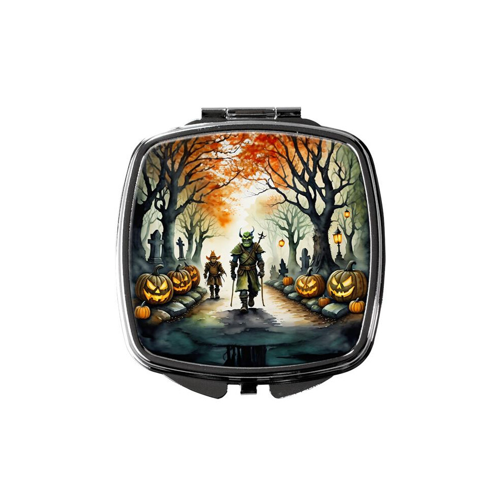 Carolines Treasures Dac2263scm 3 X 2.75 In. Orcs Spooky Halloween Compact Mirror