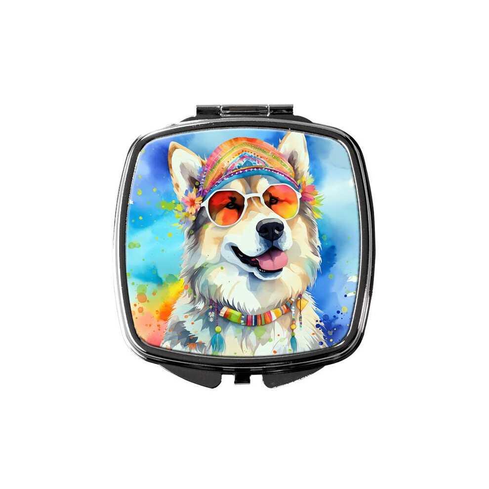 Carolines Treasures Dac2452scm 3 X 2.75 In. Alaskan Malamute Hippie Dawg Compact Mirror