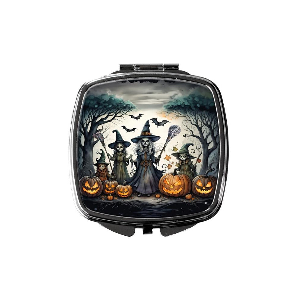 Carolines Treasures Dac2285scm 3 X 2.75 In. Witches Spooky Halloween Compact Mirror