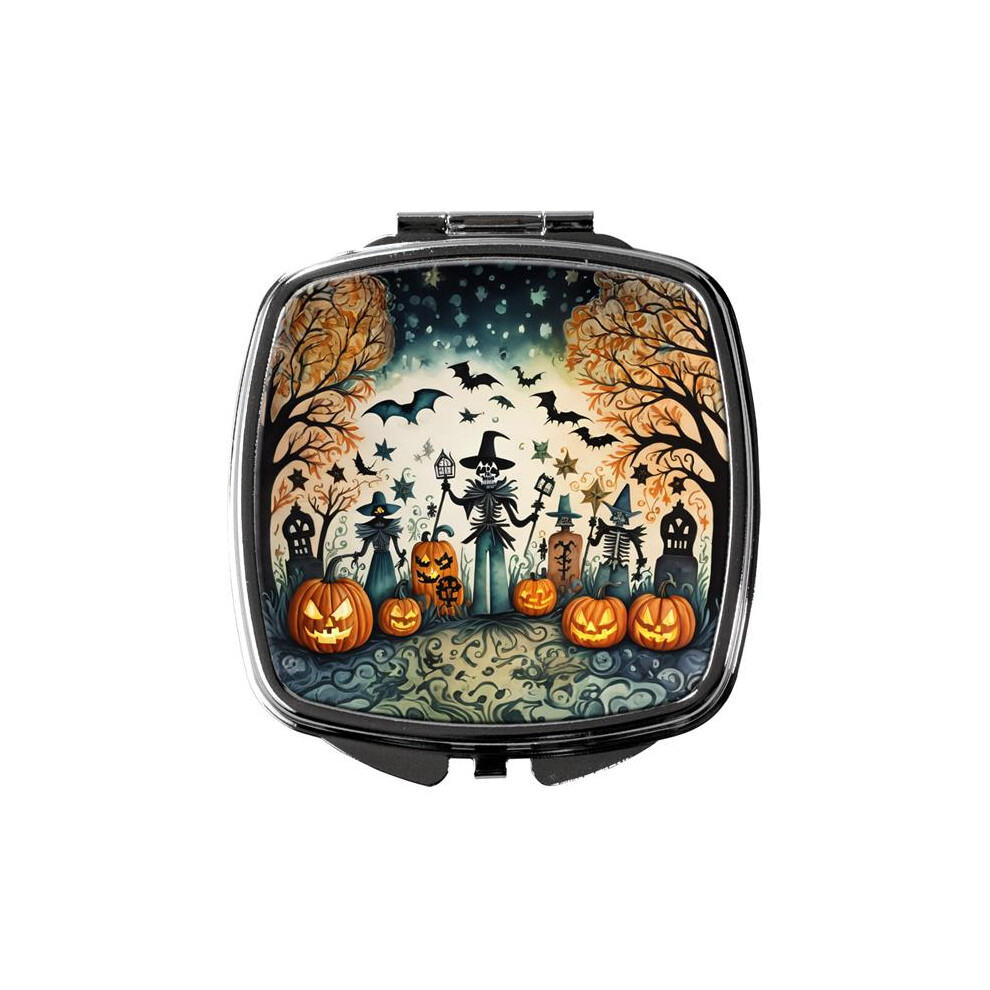 Carolines Treasures Dac2266scm 3 X 2.75 In. Papel Picado Skeletons Spooky Halloween Compact Mirror