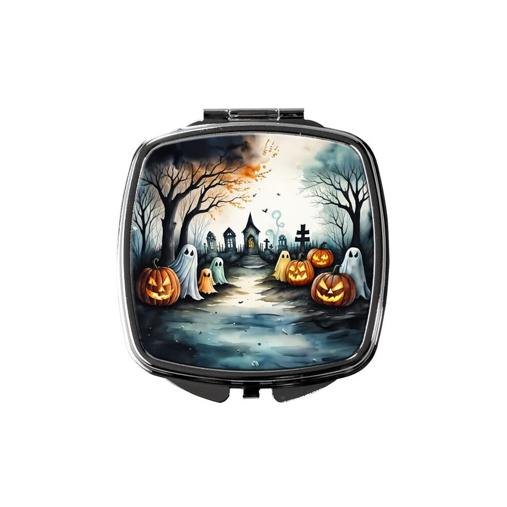 Carolines Treasures Dac2245scm 3 X 2.75 In. Ghosts Spooky Halloween Compact Mirror