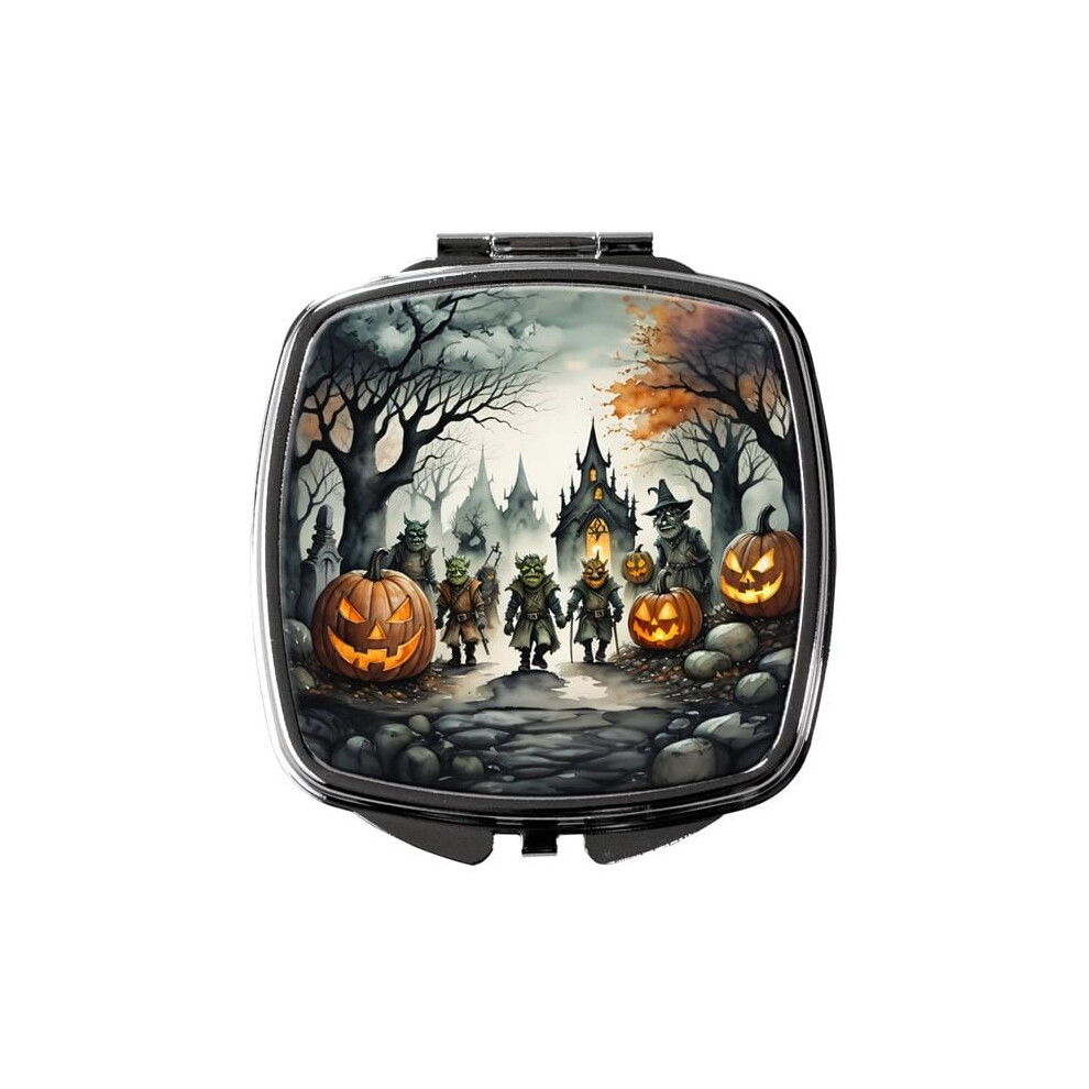 Carolines Treasures Dac2262scm 3 X 2.75 In. Orcs Spooky Halloween Compact Mirror