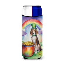 Carolines Treasures DAC5602MUK 12 oz Saluki St Patricks Day Hugger for Ultra Slim Cans