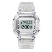 (style3 white) Kids Digital Watch Luminous Alarm Watch for Boys Girls
