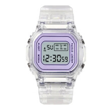 (style3 purple) Kids Digital Watch Luminous Alarm Watch for Boys Girls