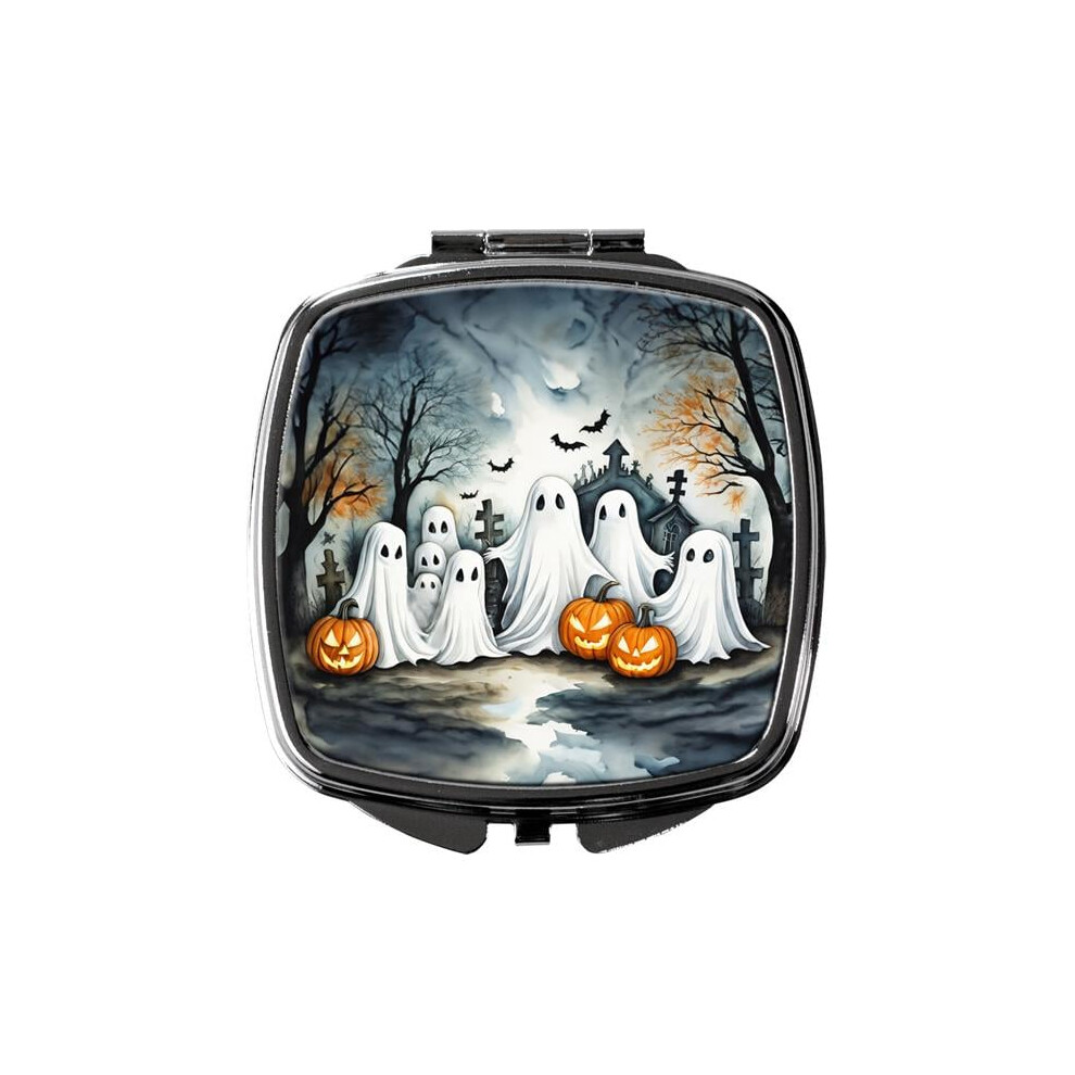 Carolines Treasures Dac2281scm 3 X 2.75 In. Ghosts Spooky Halloween Compact Mirror
