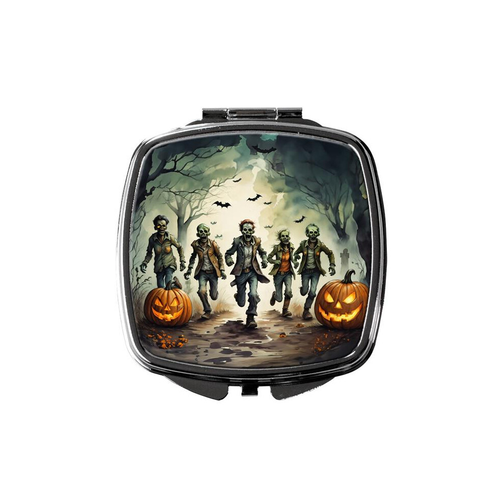 Carolines Treasures Dac2289scm 3 X 2.75 In. Zombies Spooky Halloween Compact Mirror
