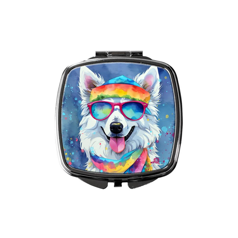Carolines Treasures Dac2453scm 3 X 2.75 In. American Eskimo Hippie Dawg Compact Mirror