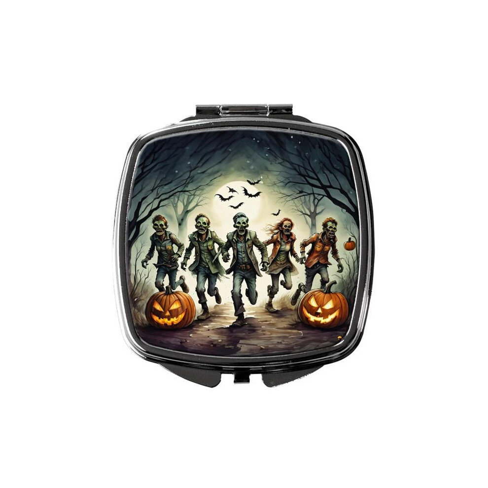 Carolines Treasures Dac2288scm 3 X 2.75 In. Zombies Spooky Halloween Compact Mirror