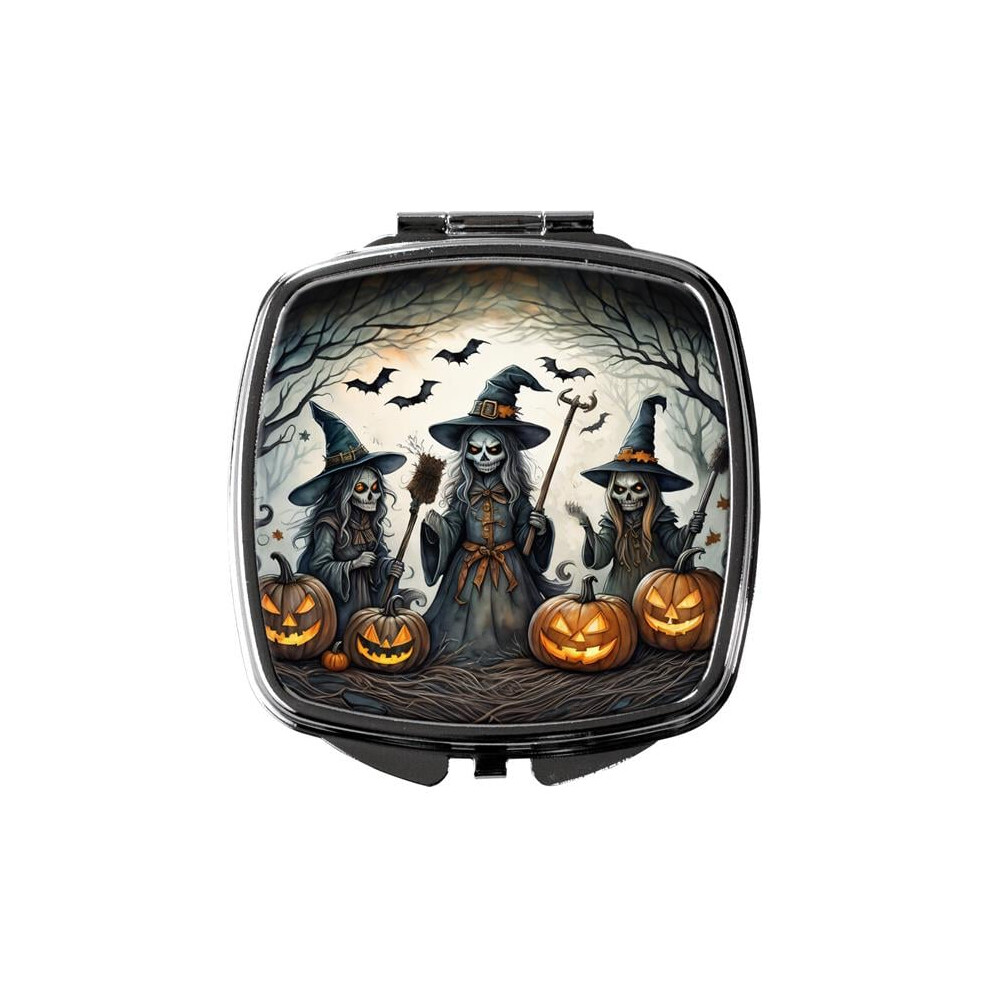 Carolines Treasures Dac2292scm 3 X 2.75 In. Witches Spooky Halloween Compact Mirror