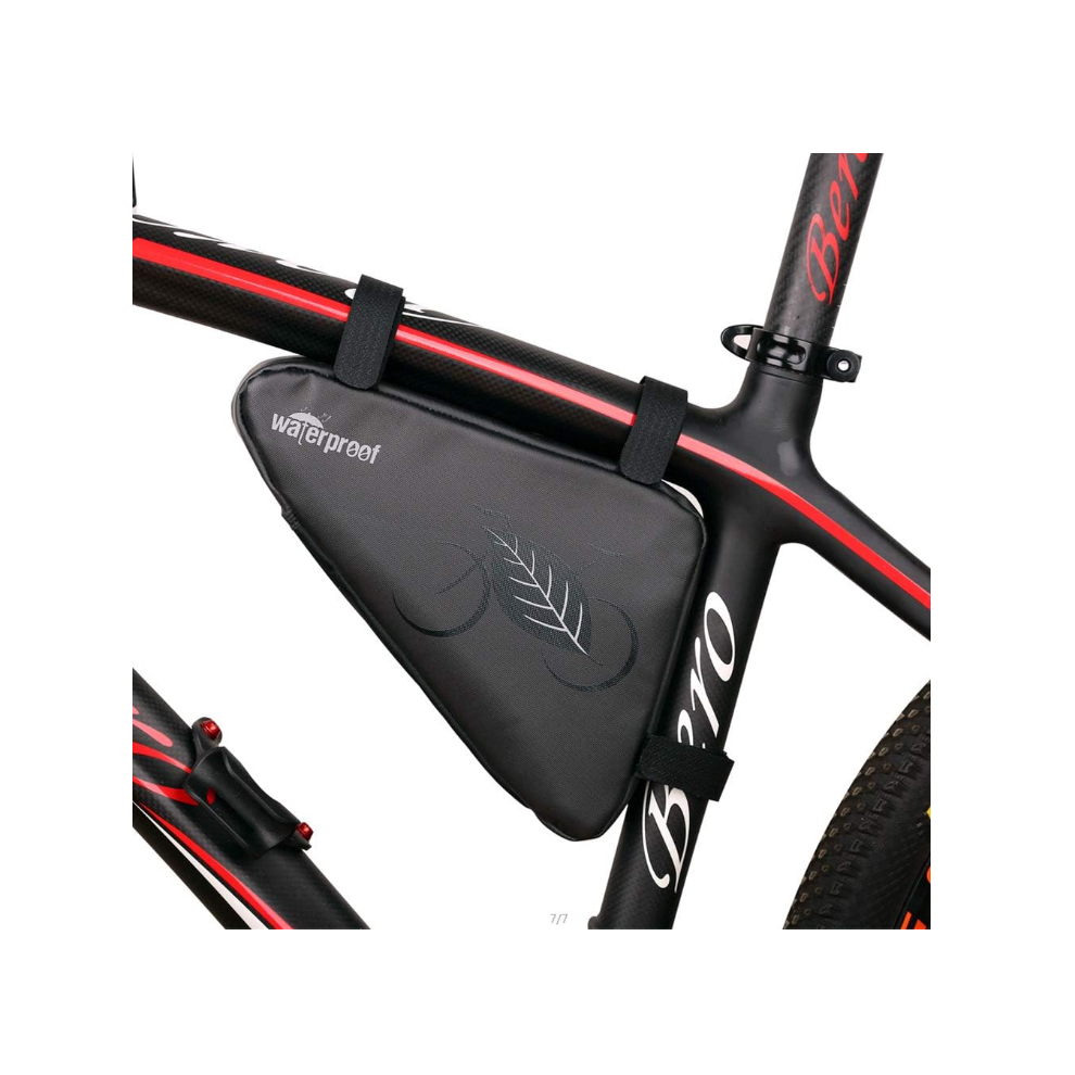 Photos - Bike Bag Chronus Bike Frame Bag - Bicycle Waterproof Front Frame Triangle Saddle Storage Bag, Large Capacity Cycling Accessories Tool