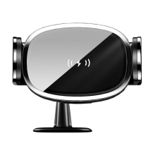 Wireless Car Charger Mount - Auto Clamping Fast Charging Wireless Charger for Car | Hands-Free 360-degree Rotation Car Accessories(Silver)