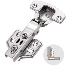 2Pcs Soft Close Hinges Kitchen Cupboard Cabinet Door Hinges with Self Closing Mechanism Slow Shut Plate Hinge & Screws