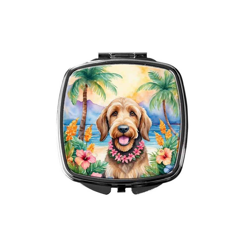 Carolines Treasures Dac6485scm 3 X 2.75 In. Otterhound Luau Compact Mirror