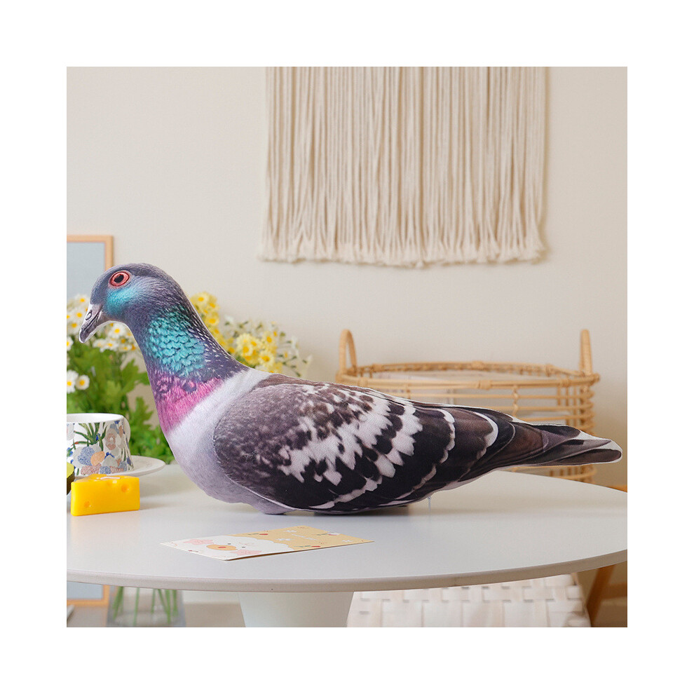 (Pigeon) Chicken Pheasant Mandarin Duck Parrot Pigeon Goose Plush Toy Dolls Pillow Gifts