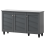 Timber Art Design UK Essentials Dark Grey 3 Door Shoe Cabinet Modern Hallway Storage Unit 2