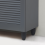 Timber Art Design UK Essentials Dark Grey 3 Door Shoe Cabinet Modern Hallway Storage Unit 4