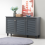 Timber Art Design UK Essentials Dark Grey 3 Door Shoe Cabinet Modern Hallway Storage Unit 1