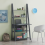 Timber Art Design UK Riva Dark Grey Ladder Desk Compact Home Office Workstation 1