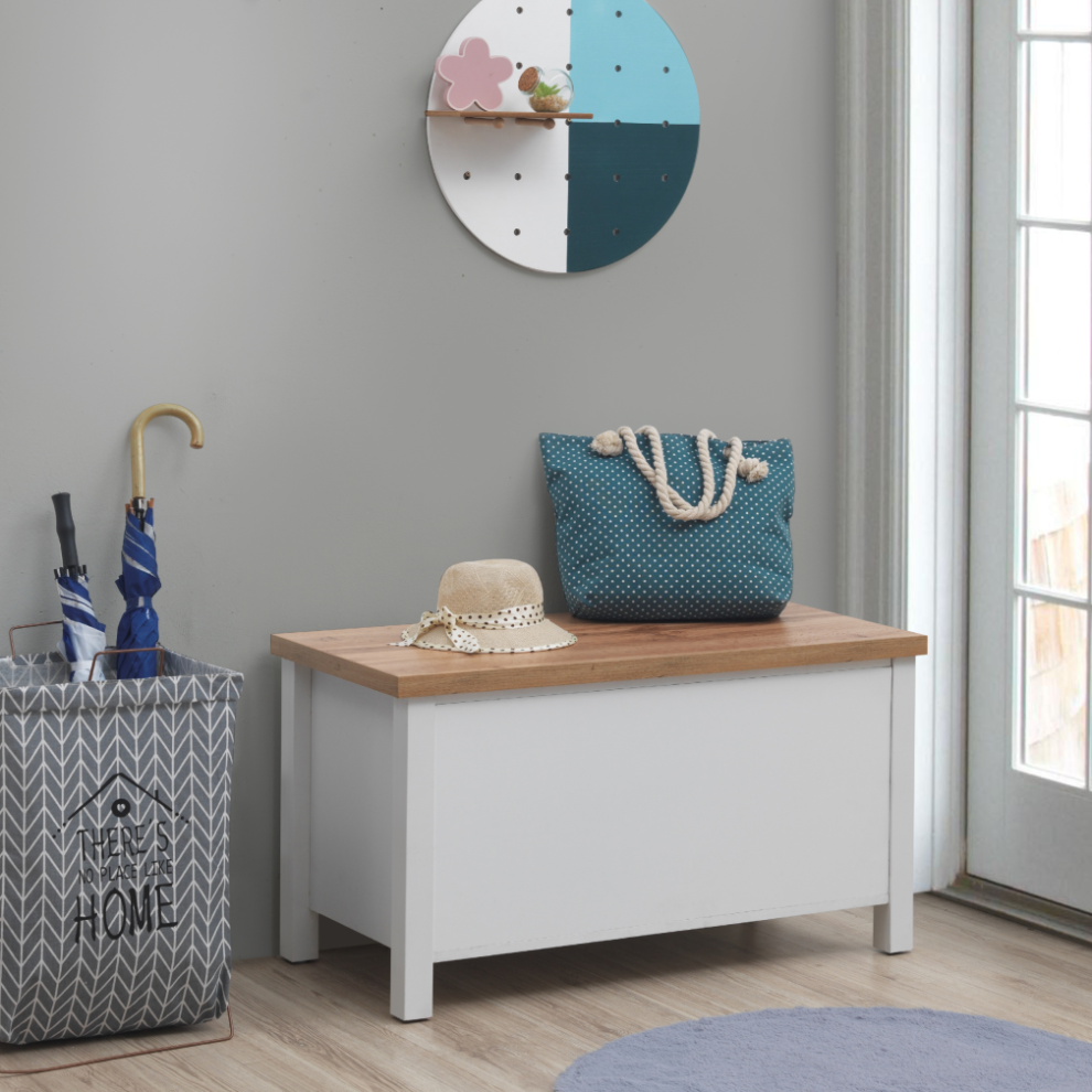 Astbury Wooden Blanket Box Spacious Bedroom Storage Chest
