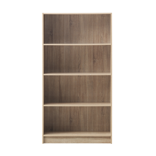 Timber Art Design UK Tall Sonoma Oak Bookcase 5 Shelf Storage Unit for Home or Office 1
