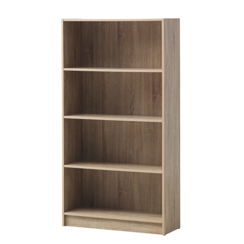 Timber Art Design UK Tall Sonoma Oak Bookcase 5 Shelf Storage Unit for Home or Office 2