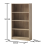 Timber Art Design UK Tall Sonoma Oak Bookcase 5 Shelf Storage Unit for Home or Office 4