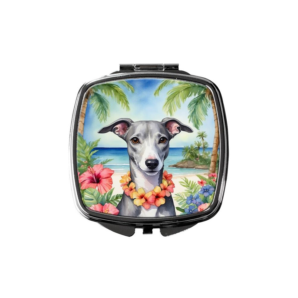 Carolines Treasures Dac6537scm 3 X 2.75 In. Whippet Luau Compact Mirror