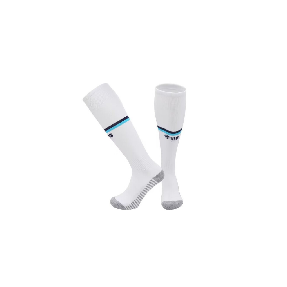 (England Home, Kids(EU 30-36)) Junior Kids Football Training Activewear Socks Non-slip Knee High Grip Soccer Socks