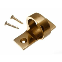 SASH WINDOW LIFT RING TYPE SASH PULL HANDLE SOLID BRASS + SCREWS ( pack of 4 )