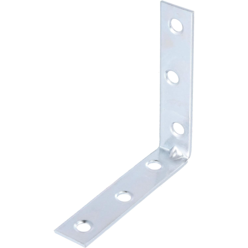 L Shape Cabinet Cupboard Repair Plates Corner Brackets R Angle  75mm - 10 Pack