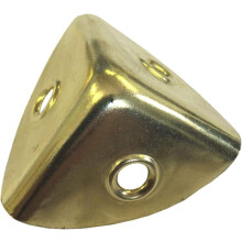 Case Corner Braces 28mm (1 1/8 inch) Brass Plated with Screws Pack of 4